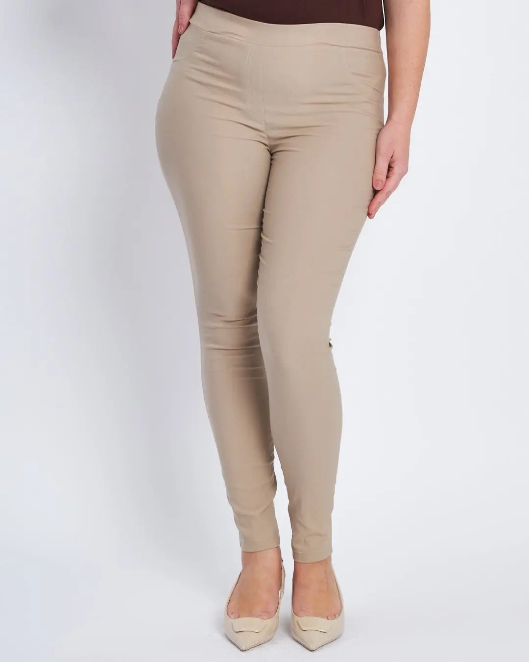 Pantalone skinny con taglio push-up BEIGE DORABELLA PIU'