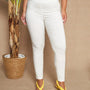 Pantalone skinny in tessuto stretch BIANCO DORABELLA EASY XXL
