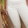 Pantalone skinny in tessuto stretch BIANCO DORABELLA EASY