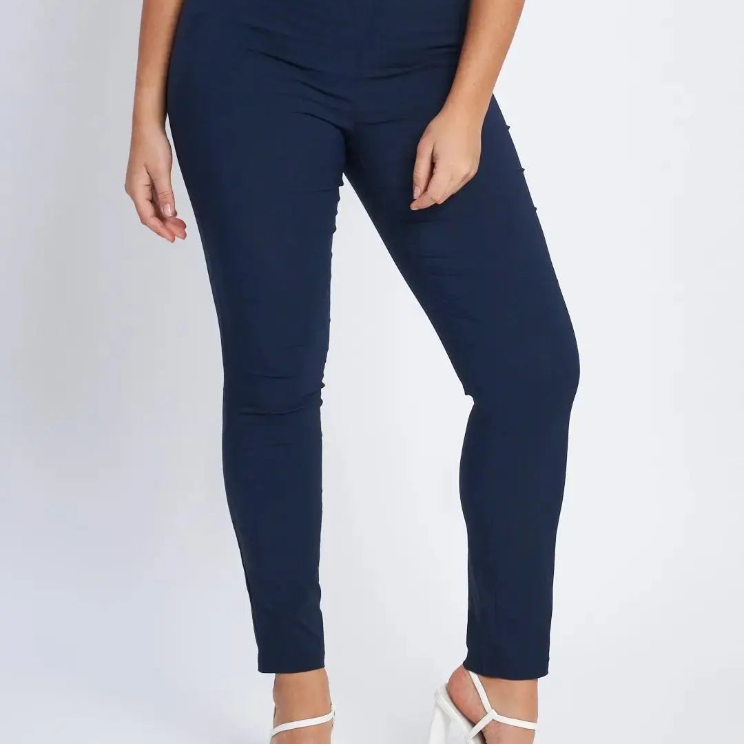Pantalone skinny in tessuto stretch BLU DORABELLA EASY XXL