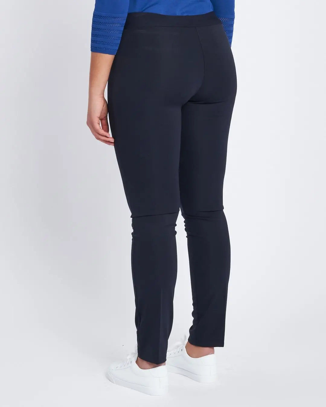 Pantalone skinny in tessuto stretch BLU-NAVY DORABELLA EASY