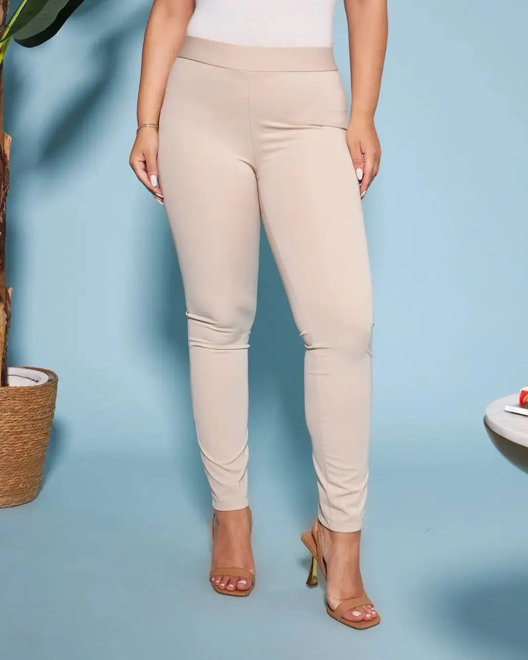 Pantalone skinny in tessuto stretch SABBIA DORABELLA EASY