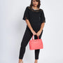 Pantalone skinny in tessuto stretch NERO DORABELLA EASY