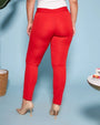 Pantalone skinny in tessuto stretch ROSSO DORABELLA EASY