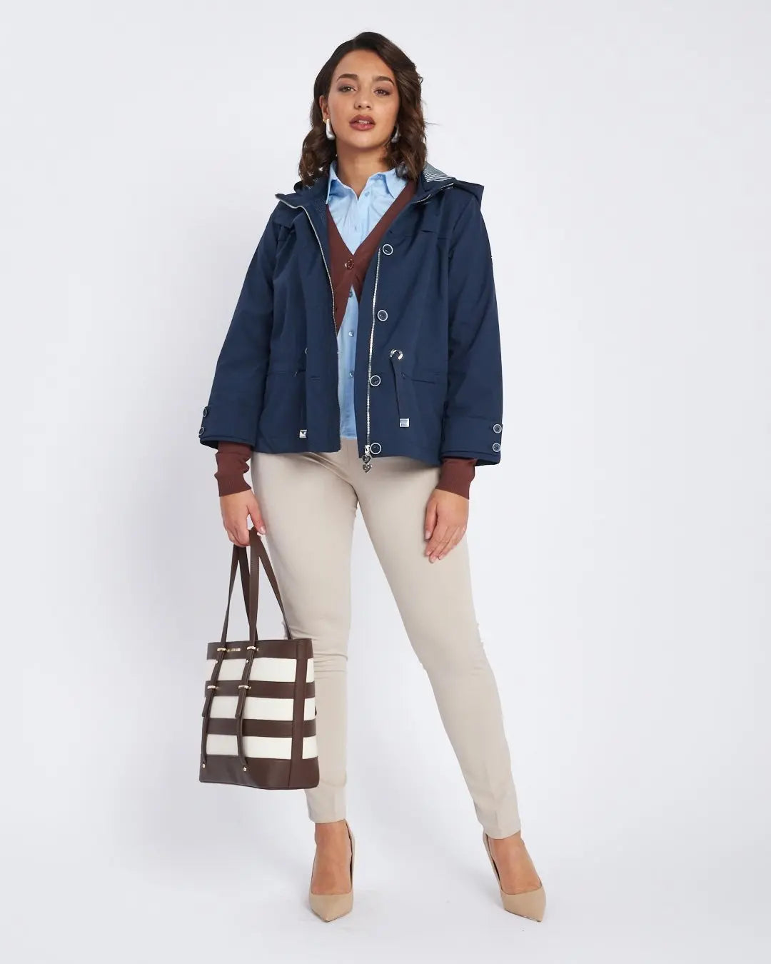 Pantalone skinny in tessuto stretch SABBIA DORABELLA EASY