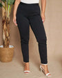 Pantalone skinny in twill di misto cotone elasticizzato DORABELLA