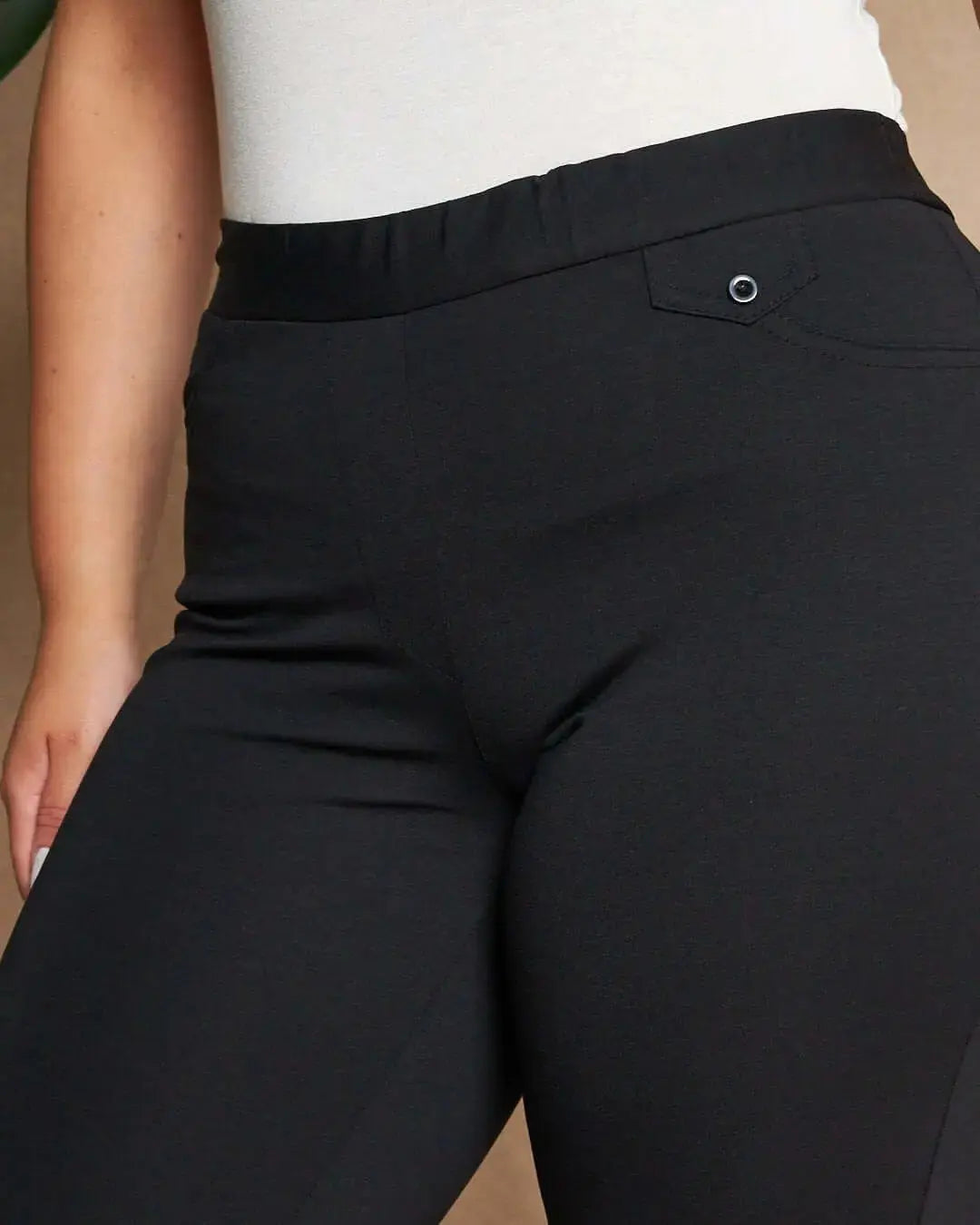 Pantalone skinny in twill di misto cotone elasticizzato DORABELLA