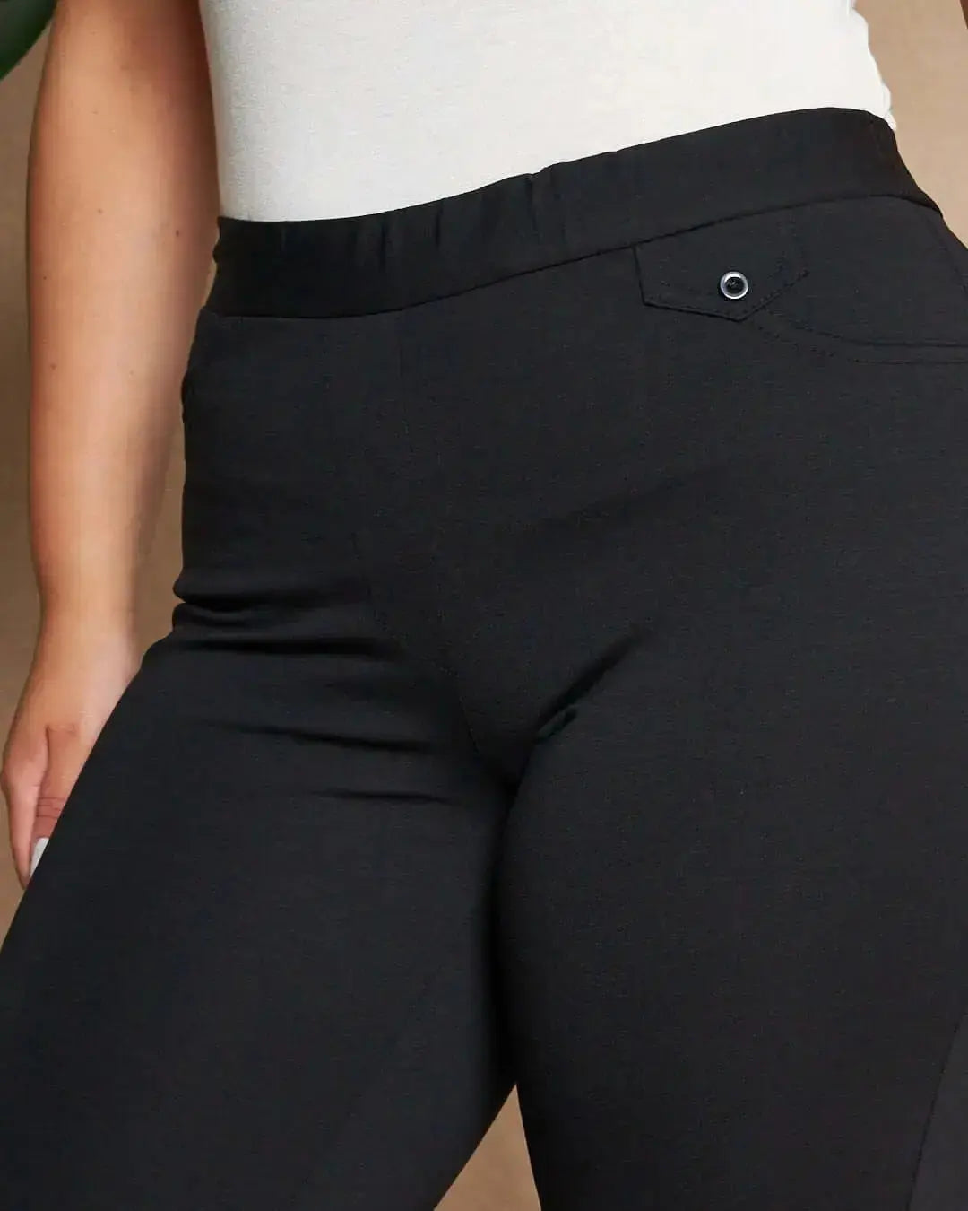 Pantalone skinny in twill di misto cotone elasticizzato DORABELLA