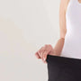 Pantalone skinny in twill di misto cotone elasticizzato tinta unita con tasche DORABELLA PIU'