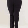 Pantalone skinny in twill di misto cotone elasticizzato tinta unita con tasche DORABELLA PIU'