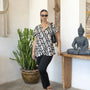 Pantalone skinny in twill di misto cotone elasticizzato tinta unita con tasche DORABELLA PIU'