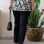 Pantalone skinny in twill di misto cotone elasticizzato tinta unita con tasche DORABELLA PIU'