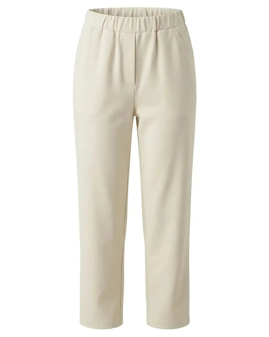 Pantalone skinny in twill di misto cotone elasticizzato tinta unita con tasche DORABELLA PIU'