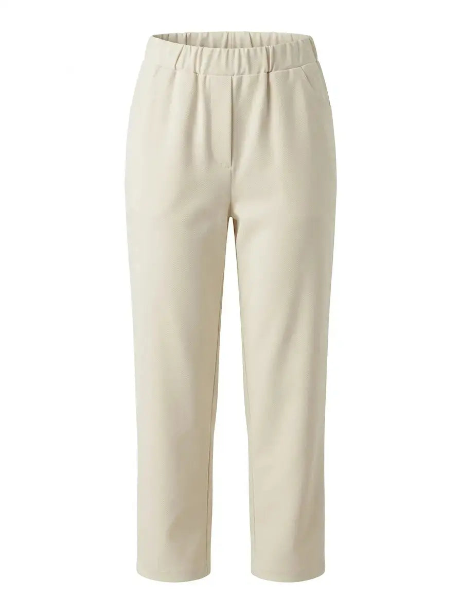 Pantalone skinny in twill di misto cotone elasticizzato tinta unita con tasche DORABELLA PIU'