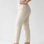 Pantalone skinny in twill di misto cotone elasticizzato tinta unita con tasche DORABELLA PIU'