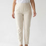 Pantalone skinny in twill di misto cotone elasticizzato tinta unita con tasche DORABELLA PIU'