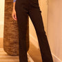 Pantalone slim cady elasticizzato tinta unita NERO DORABELLA 52