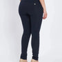 Pantalone slim con taglio push-up e bottoni BLU DORABELLA