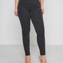 Pantalone slim viscosa con carré posteriore ANTRACITE DORABELLA 54
