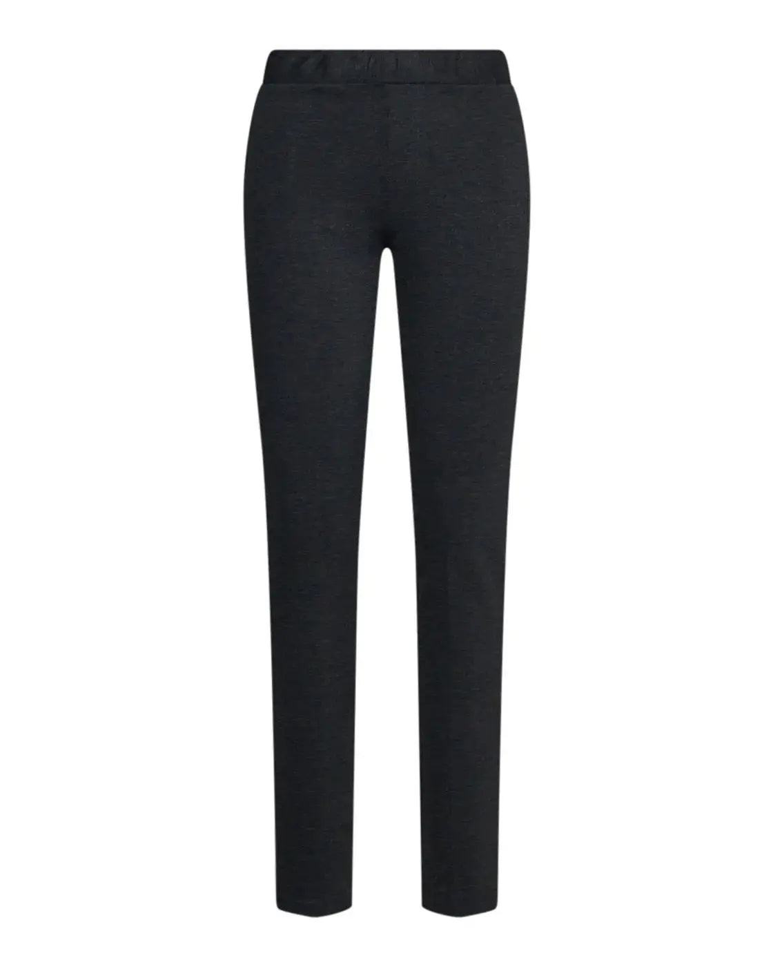 Pantalone slim viscosa con carré posteriore ANTRACITE DORABELLA