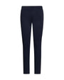Pantalone slim viscosa con carré posteriore BLU DORABELLA