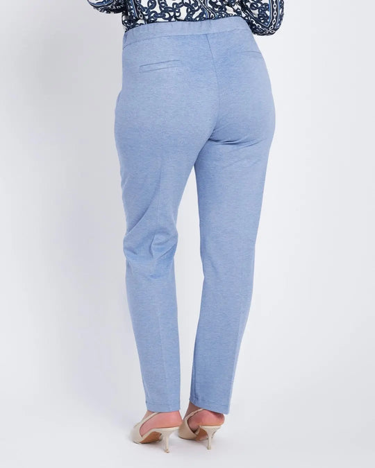 Pantalone wide leg con abbottonatura frontale DENIM DORABELLA PIU'