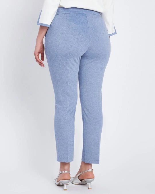 Pantalone wide leg con retro bustino elastico DENIM DORABELLA