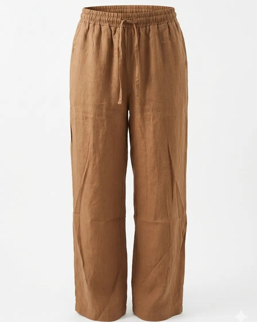 Pantaloni 100% lino DORABELLA