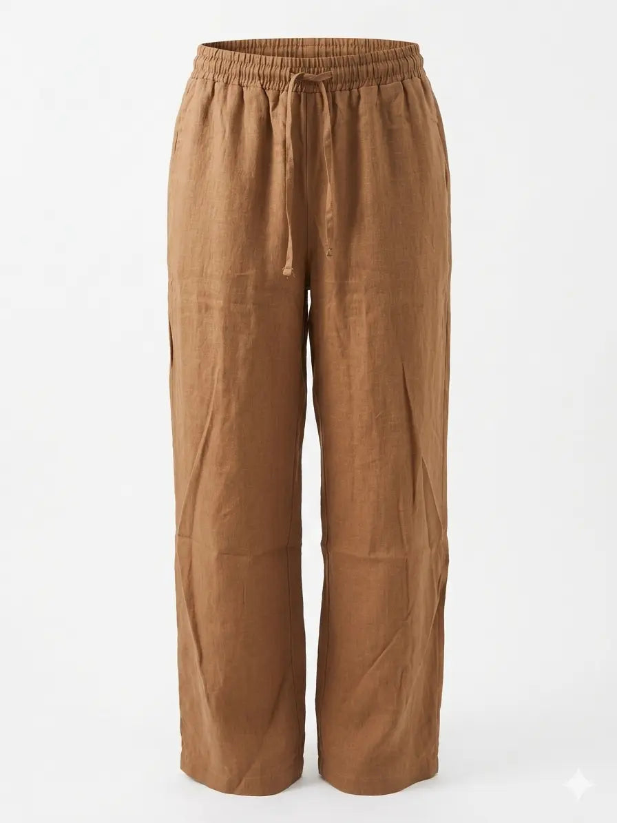 Pantaloni 100% lino DORABELLA