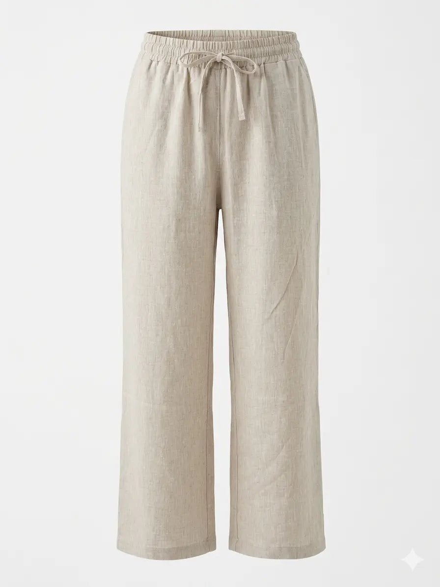 Pantaloni 100% lino DORABELLA