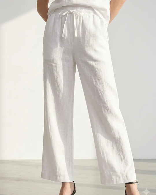 Pantaloni 100% lino DORABELLA