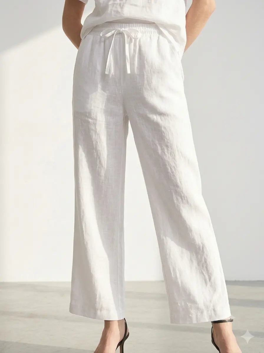 Pantaloni 100% lino DORABELLA