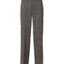 Pantaloni a gamba dritta in check ricamato ARGENTO DORABELLA