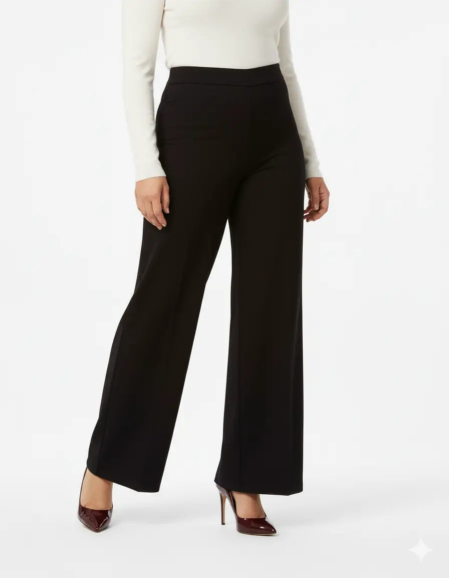 Pantaloni comfy palazzo NERO DORABELLA