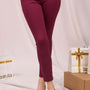 Pantaloni con bustino e vita elastica BORDEAUX DORABELLA EASY