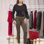 Pantaloni con bustino e vita elastica MILITARE DORABELLA EASY
