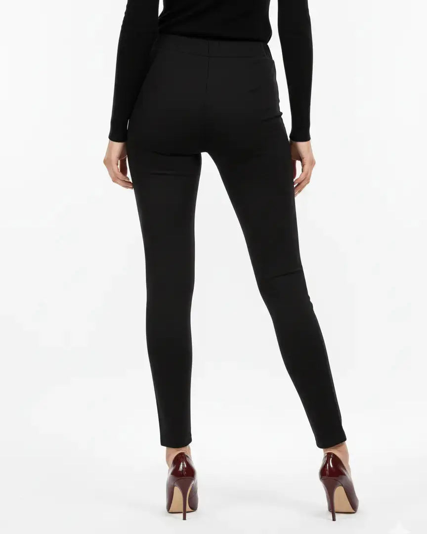 Pantaloni con bustino e vita elastica NERO DORABELLA EASY