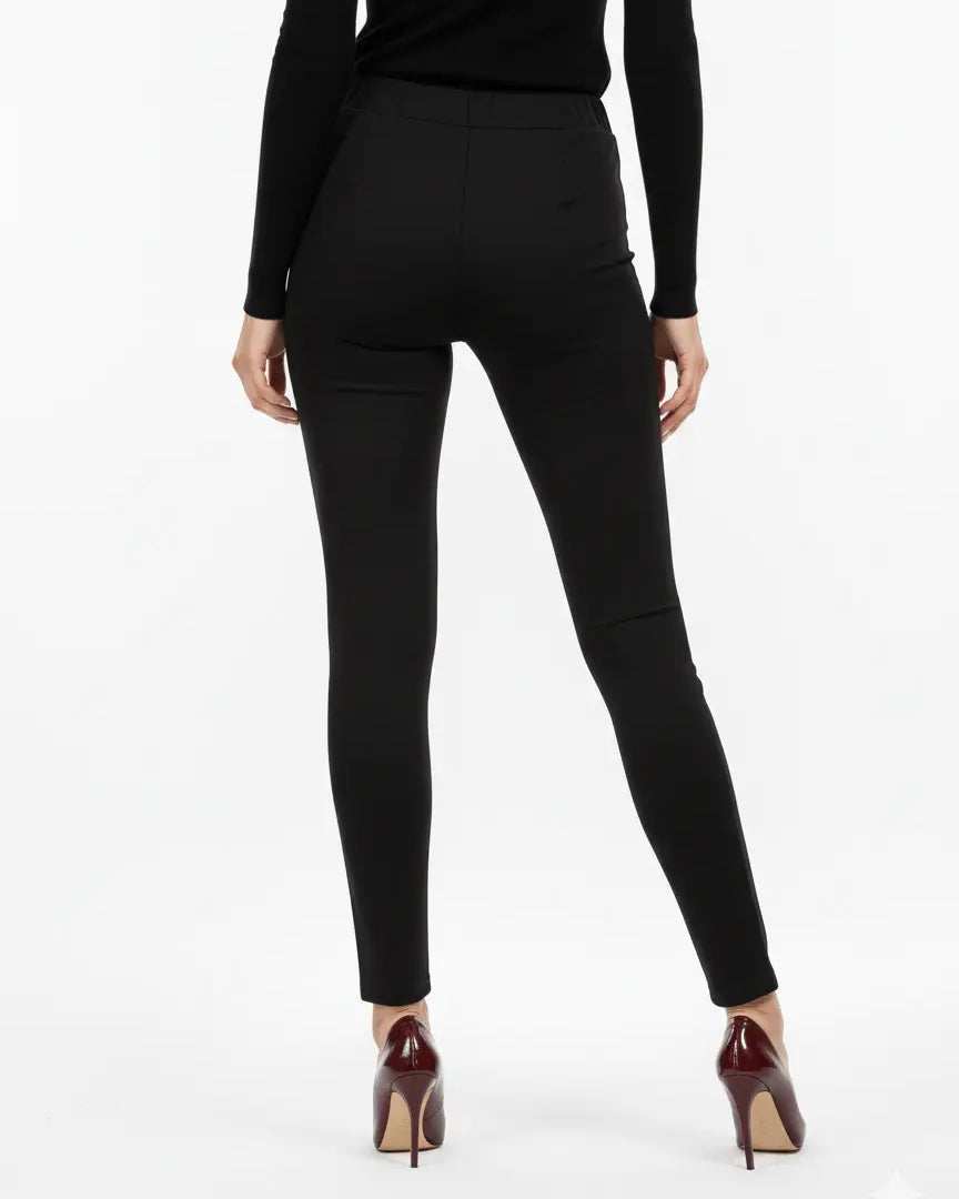 Pantaloni con bustino e vita elastica NERO DORABELLA EASY