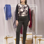Pantaloni con vita elastica e pattina con bottone MORO DORABELLA 54
