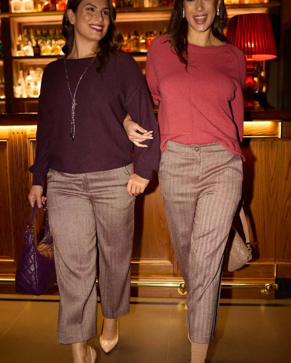 Pantaloni culotte con motivo resca MALVA DORABELLA XXXL