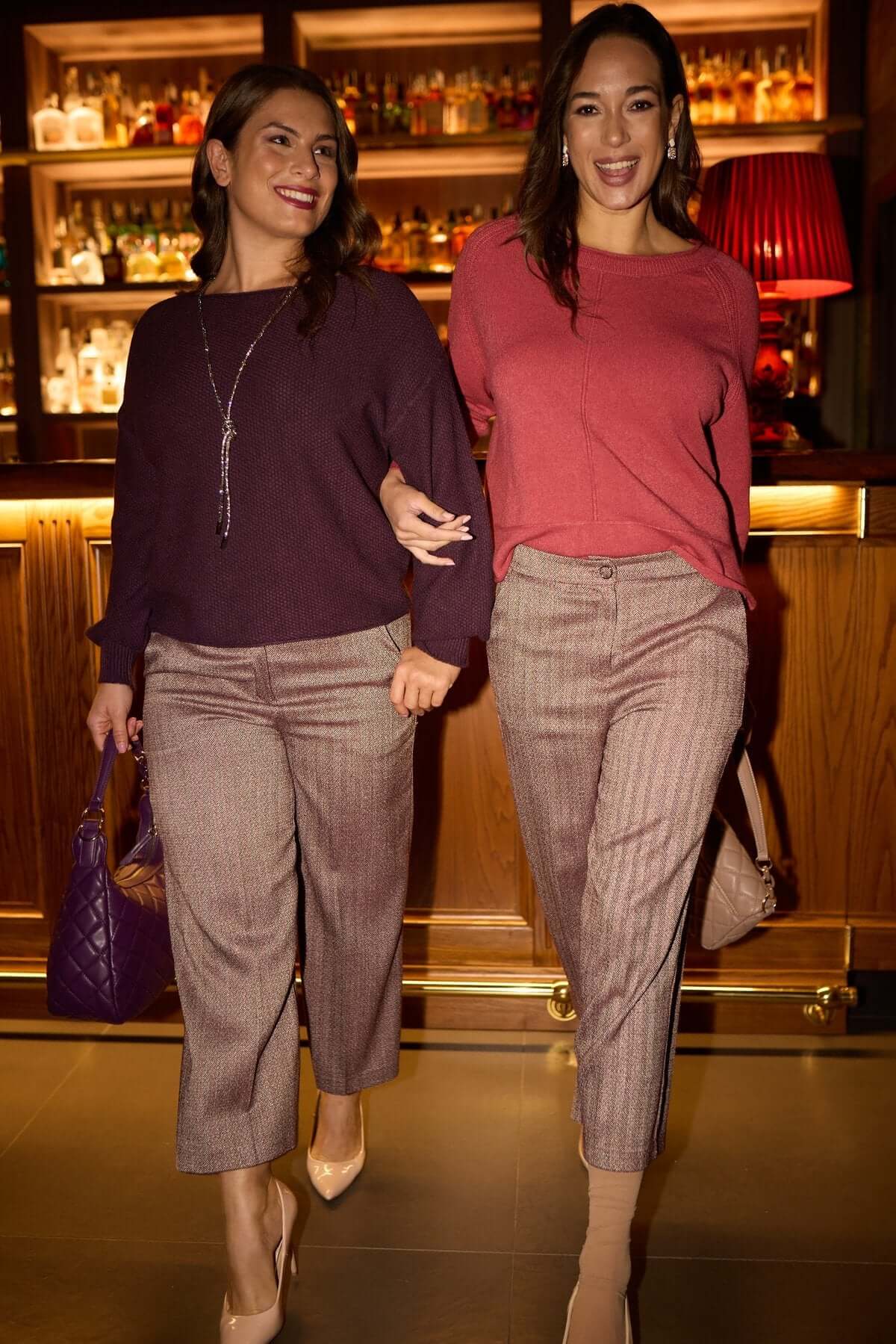 Pantaloni culotte con motivo resca MALVA DORABELLA XXXL