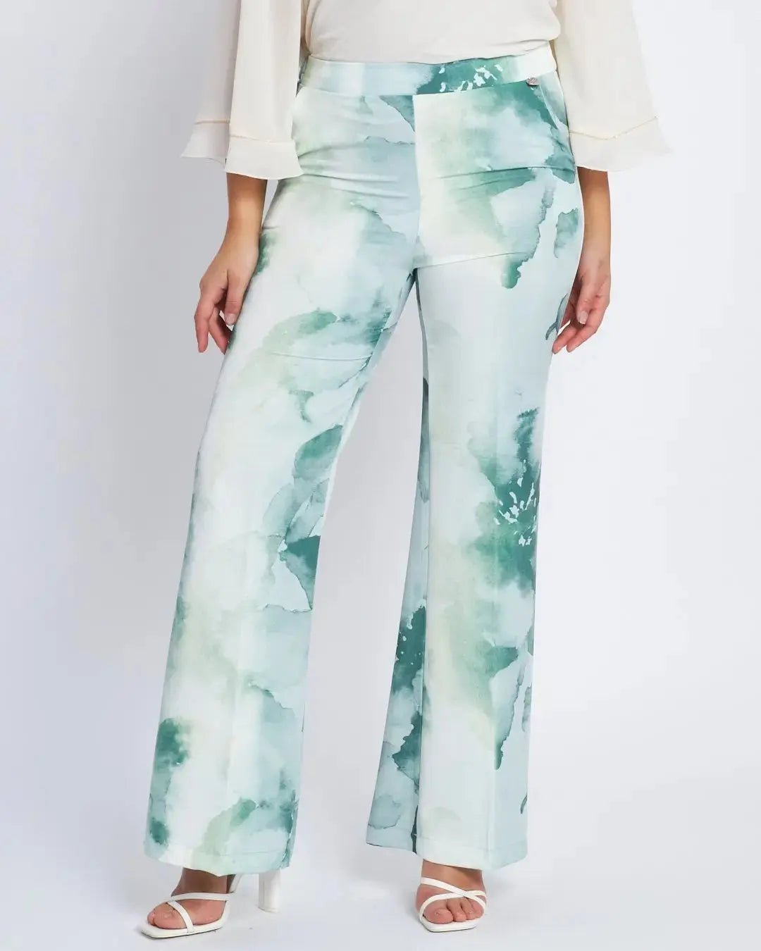 Pantaloni flare a fantasia ALOE DORABELLA