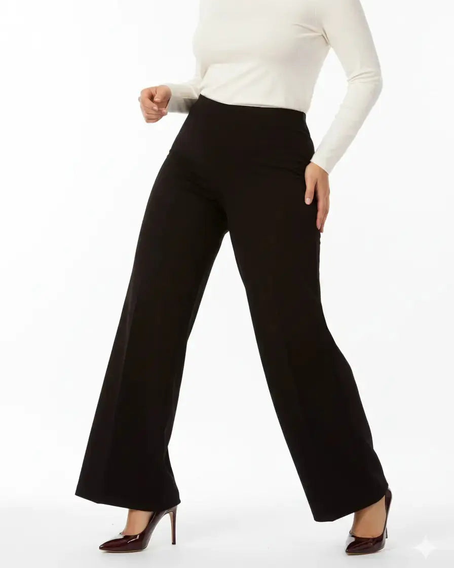 Pantaloni comfy palazzo NERO DORABELLA