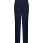 Pantaloni slim fit con vita elastica e dettaglio frontale di piega di stiro BLU DORABELLA PIU'