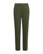 Pantaloni slim fit con vita elastica e dettaglio frontale di piega di stiro DORABELLA PIU'