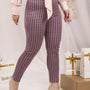 Pantaloni slim fit fantasia FUXIA DORABELLA XXL