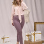 Pantaloni slim fit fantasia FUXIA DORABELLA