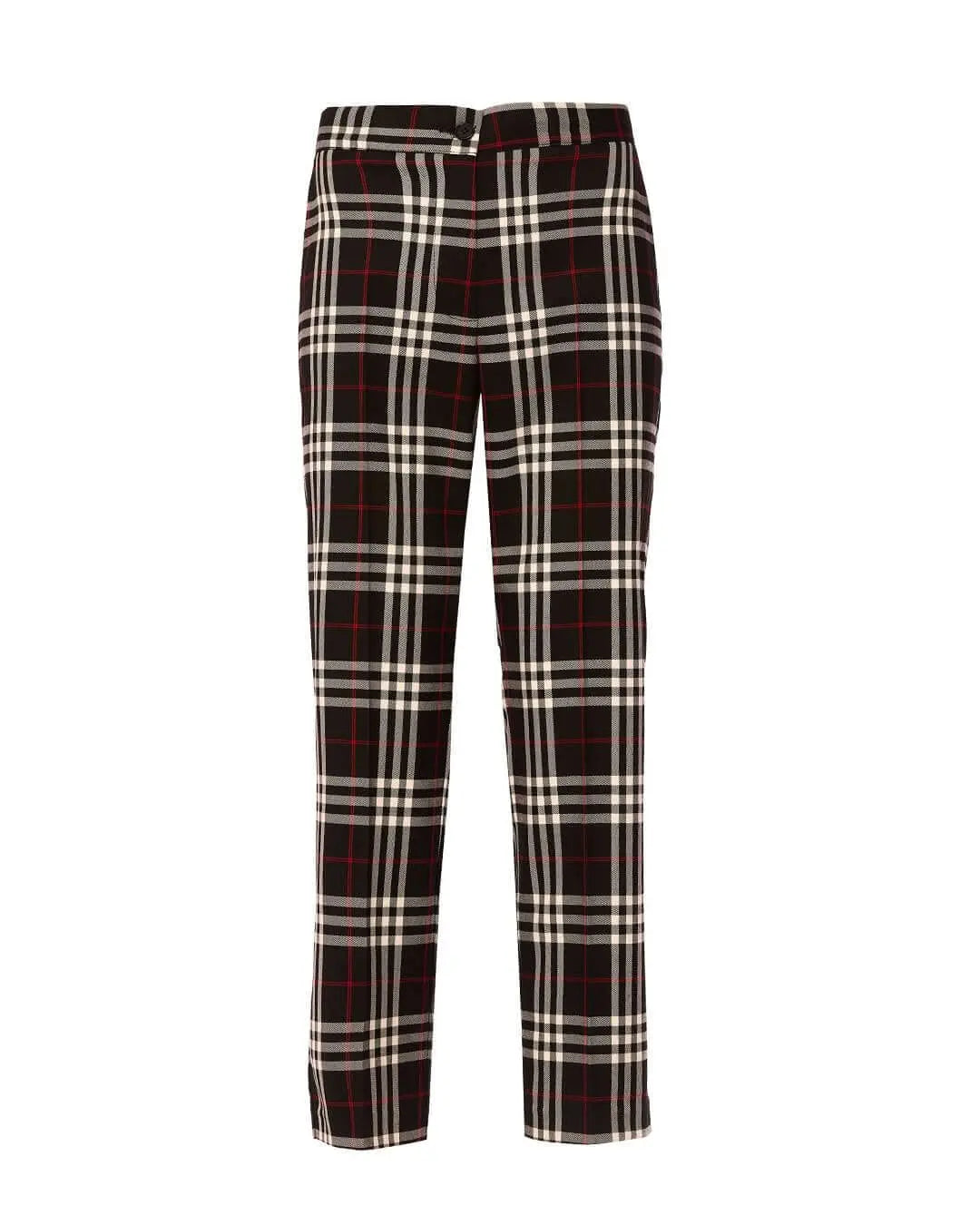 Pantaloni slim fit in tartan ROSSO DORABELLA