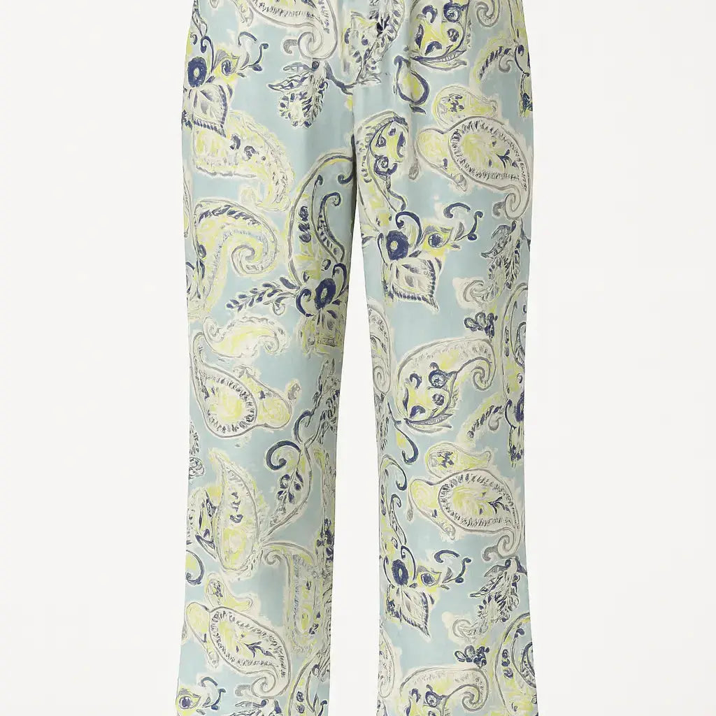 Pantaloni stampati con tasche e vita elastica DORABELLA