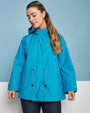 Parka leggero in nylon con cappuccio TURCHESE DORABELLA XXL